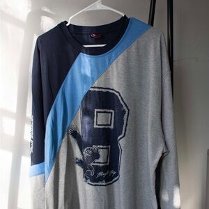 Bugle Boy Navy and Blue Crew Neck Shirt